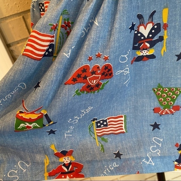 Vintage 70’s Winnie Womens Smocked Cottage Core All Over Print Blouse 15 / 16 - Picture 3 of 9